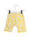 A Yellow Shorts from Organic Mom in size 6-12M for boy. (Back View)