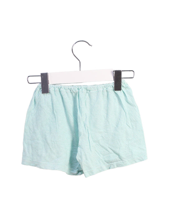 A Green Shorts from Organic Mom in size 2T for girl. (Back View)