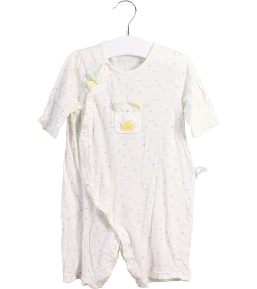 A White Jumpsuits from Absorba in size 6-12M for boy. (Front View)