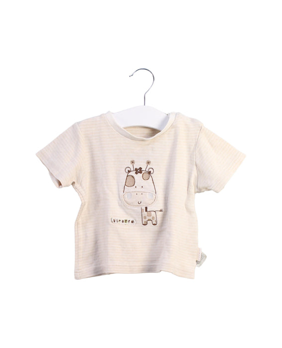 A White Pyjama Sets from Natures Purest in size 12-18M for girl. (Front View)