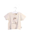 A White Pyjama Sets from Natures Purest in size 12-18M for girl. (Front View)