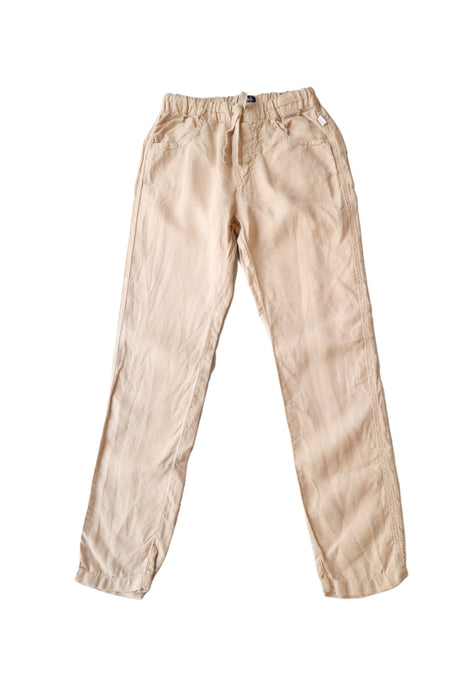 A Beige Casual Pants from Il Gufo in size 10Y for boy. (Front View)