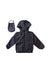 A Black Lightweight Jackets from Chickeeduck in size 4T for boy. (Front View)