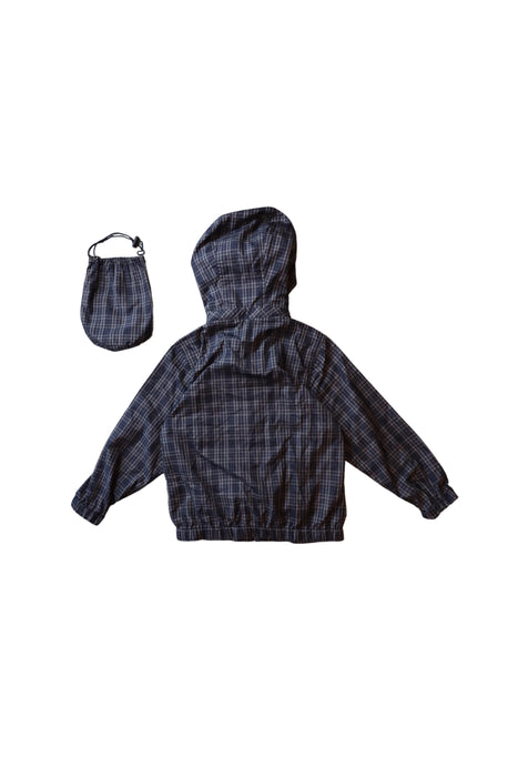 A Black Lightweight Jackets from Chickeeduck in size 4T for boy. (Back View)