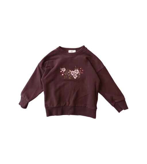 A Purple Crewneck Sweatshirts from Jamie Kay in size 3T for girl. (Front View)