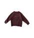 A Purple Crewneck Sweatshirts from Jamie Kay in size 3T for girl. (Back View)