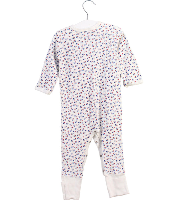 A White Long Sleeve Jumpsuits from Petit Bateau in size 6-12M for girl. (Back View)