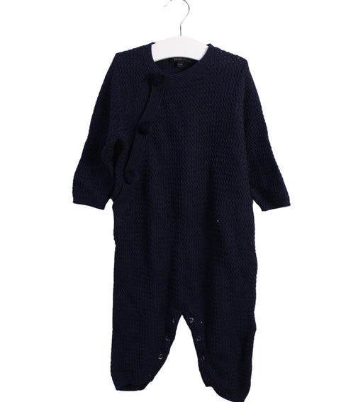 A Black Long Sleeve Jumpsuits from Shanghai Tang in size 12-18M for boy. (Front View)