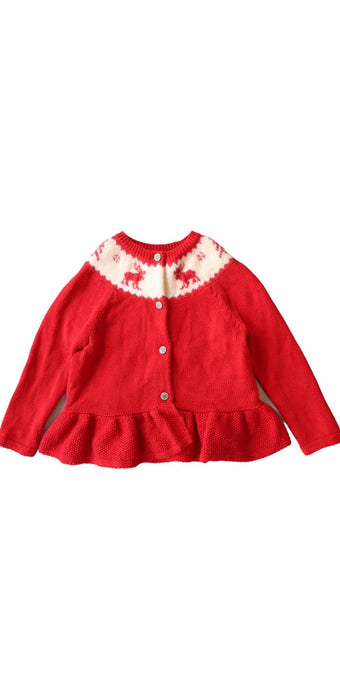 A Red Cardigans from Ralph Lauren in size 12-18M for girl. (Front View)