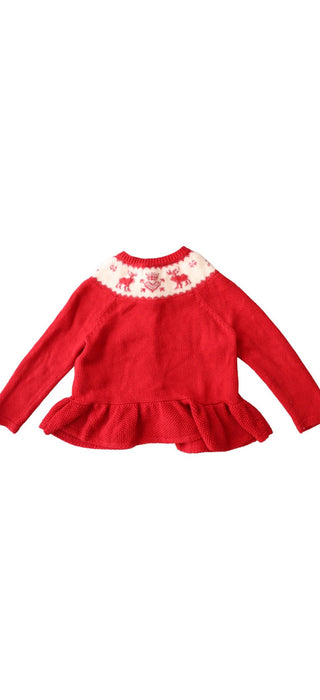 A Red Cardigans from Ralph Lauren in size 12-18M for girl. (Back View)