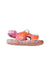 A Multicolour Sandals from Mini Melissa in size 6T for girl. (Back View)