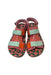 A Multicolour Sandals from Mini Melissa in size 6T for girl. (Front View)