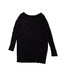 A Black Long Sleeve Tops from Seraphine in size M for maternity. (Front View)