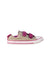 A Pink Sneakers from Converse in size 4T for girl. (Back View)