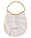 A White Bibs from Nobodinoz in size O/S for neutral. (Back View)
