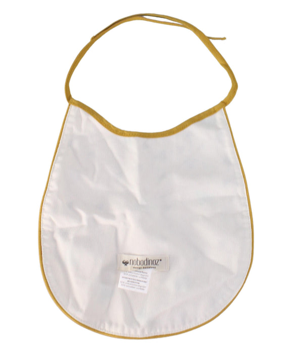 A White Bibs from Nobodinoz in size O/S for neutral. (Back View)