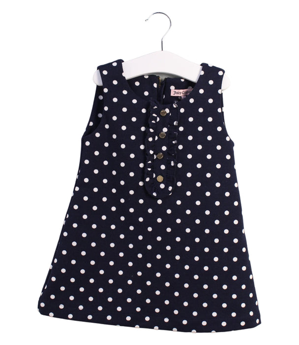 A Blue Sleeveless Dresses from Juicy Couture in size 3T for girl. (Front View)