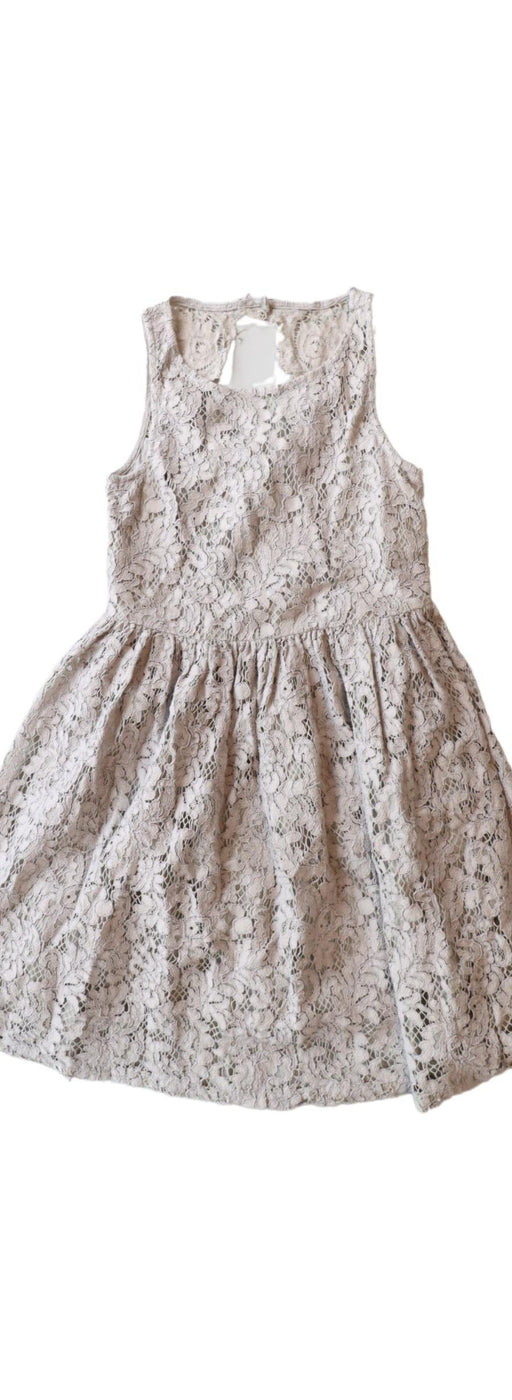 A Grey Sleeveless Dresses from Polo Ralph Lauren in size 6T for girl. (Front View)