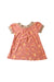 A Pink Short Sleeve Tops from Siaomimi in size 3T for girl. (Back View)