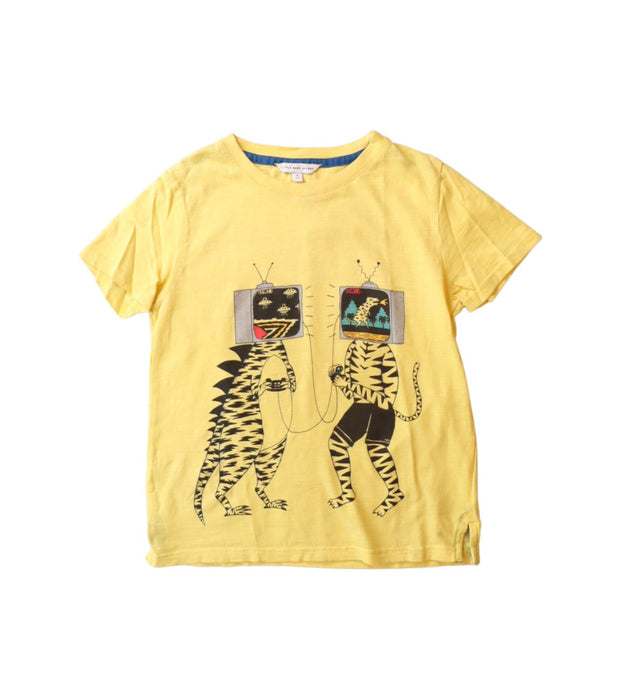 A Yellow Short Sleeve T Shirts from Little Marc Jacobs in size 6T for boy. (Front View)