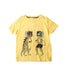 A Yellow Short Sleeve T Shirts from Little Marc Jacobs in size 6T for boy. (Front View)