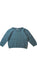 A Teal Knit Sweaters from Laranjinha in size 5T for girl. (Front View)