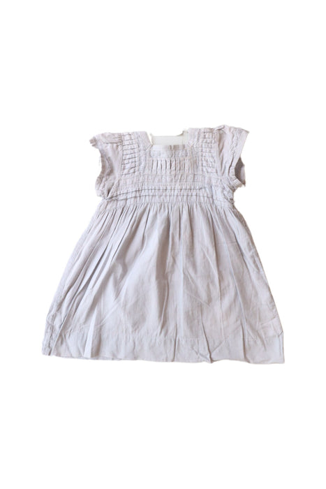 A Blue Short Sleeve Dresses from Bonpoint in size 6-12M for girl. (Front View)