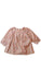 A Pink Long Sleeve Tops from Bonpoint in size 4T for girl. (Back View)