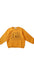 A Yellow Crewneck Sweatshirts from Siaomimi in size 6T for boy. (Front View)