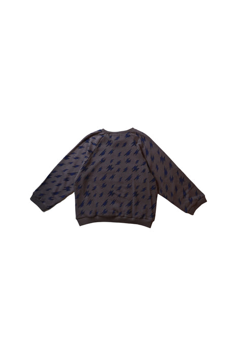 A Grey Crewneck Sweatshirts from Siaomimi in size 6T for boy. (Back View)