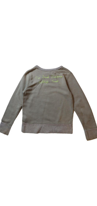 A Green Crewneck Sweatshirts from Crewcuts in size 6T for boy. (Back View)