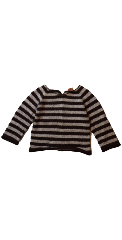 A Brown Knit Sweaters from Oeuf in size 2T for neutral. (Front View)