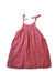 A Pink Sleeveless Dresses from Sunchild in size 6T for girl. (Front View)