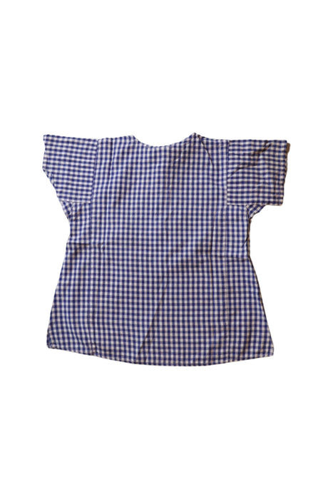 A Blue Short Sleeve Tops from Bonton in size 3T for girl. (Back View)