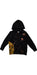 A Black Zippered Sweatshirts from Lucky Fish in size 4T for boy. (Front View)