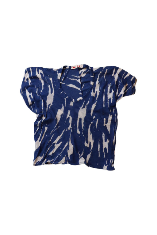 A Blue Short Sleeve Tops from Marni in size 2T for girl. (Front View)