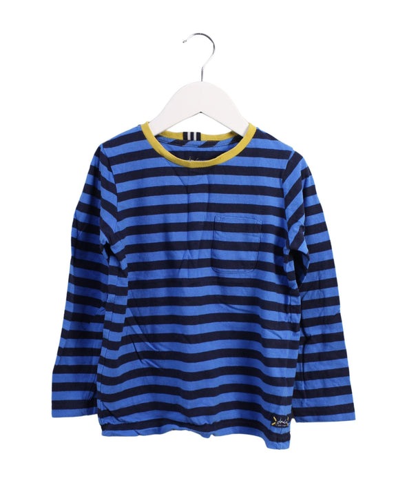 A Blue Long Sleeve Tops from Joules in size 7Y for boy. (Front View)