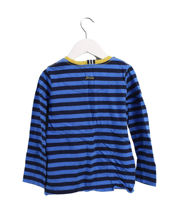 A Blue Long Sleeve Tops from Joules in size 7Y for boy. (Back View)