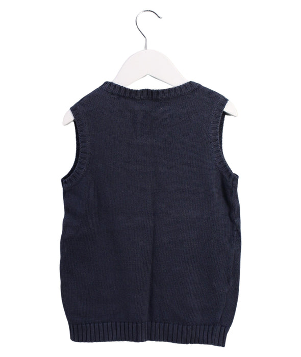 A Black Outerwear Vests from Jojo Maman Bébé in size 4T for boy. (Back View)