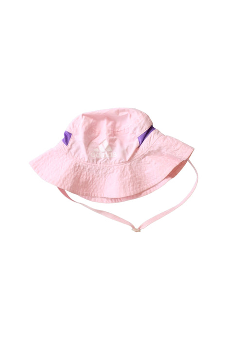 A Pink Sun Hats from Adidas in size 5T for girl. (Front View)