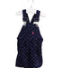 A Blue Overall Dresses from Joules in size 6-12M for girl. (Front View)