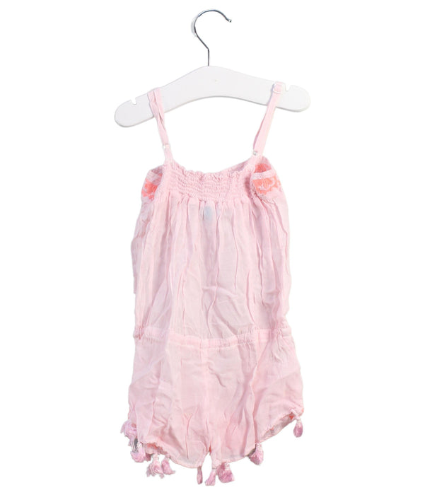 A Pink Sleeveless Rompers from Melissa Odabash in size 2T for girl. (Back View)