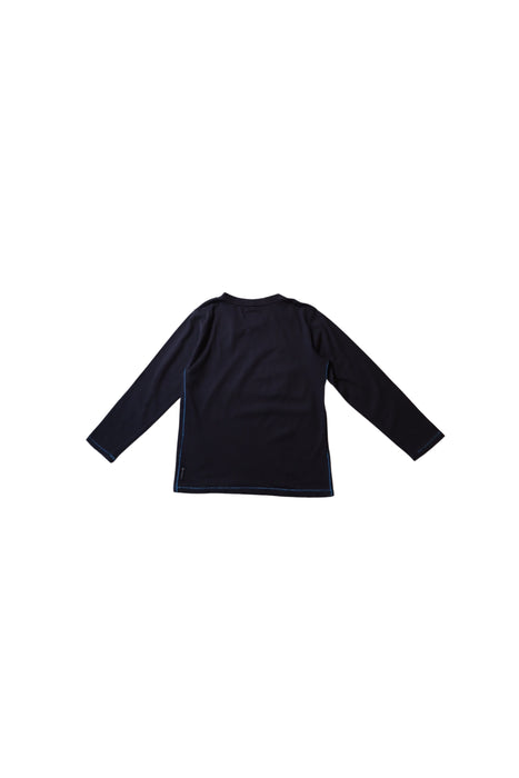 A Navy Long Sleeve Tops from Armani in size 6T for boy. (Back View)