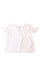 A White Short Sleeve Tops from Velveteen in size 6T for girl. (Back View)