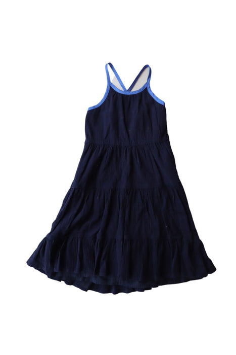 A Navy Sleeveless Dresses from Crewcuts in size 5T for girl. (Front View)