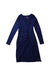 A Navy Long Sleeve Dresses from Seraphine in size S for maternity. (Front View)