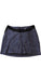 A Blue Short Skirts from Seraphine in size M for maternity. (Front View)