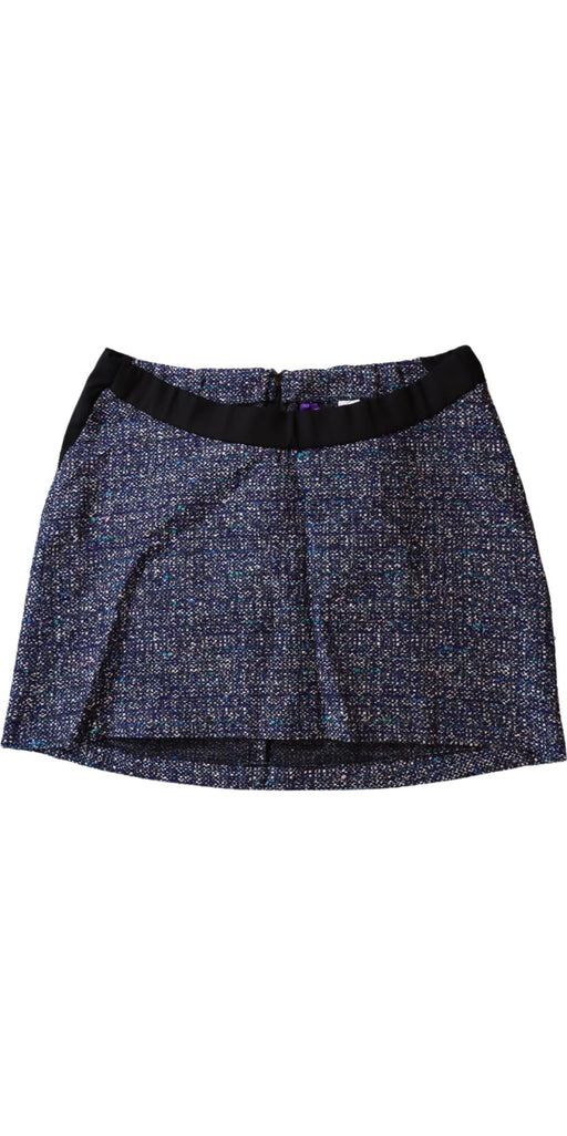 A Blue Short Skirts from Seraphine in size M for maternity. (Front View)