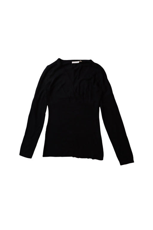 A Black Crewneck Sweatshirts from Jojo Maman Bébé in size S for maternity. (Front View)