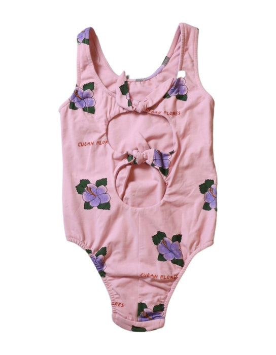 A Pink Sleeveless Bodysuits from Wander & Wonder in size 7Y for girl. (Back View)